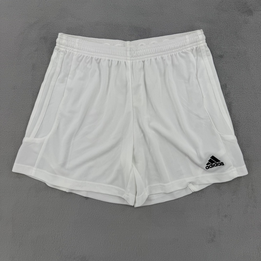 Adidas White Climalite Athletic Training Shorts Womens Size Medium Gorpcore